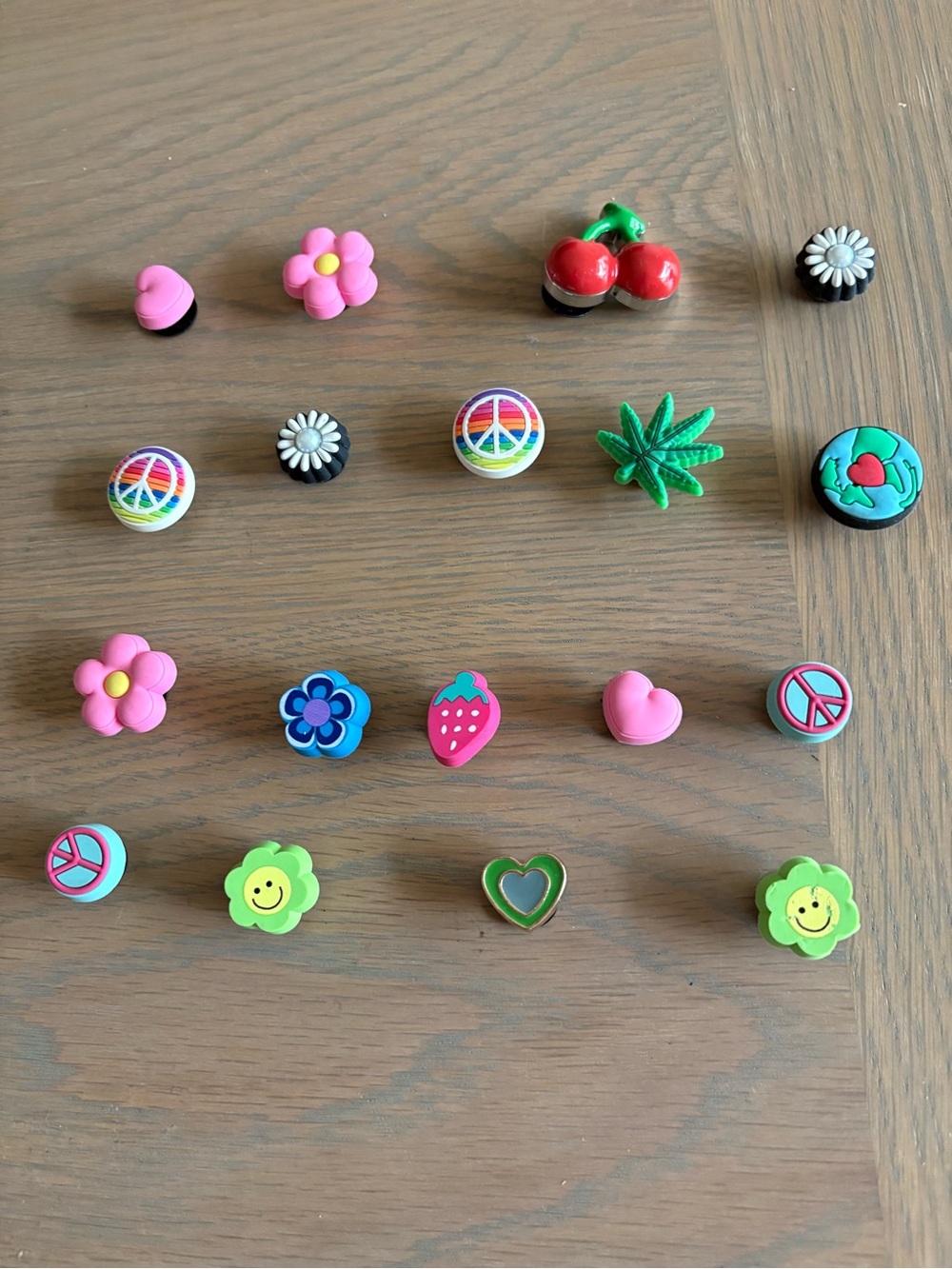 Crocs JIBBITZ Variety Shoe Charms  —  Very good condition — 18 pieces